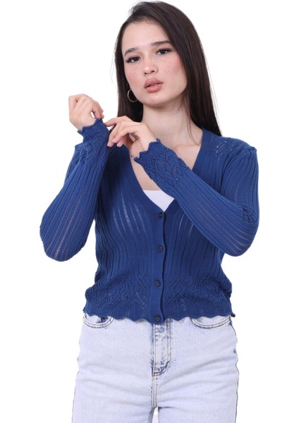 Rtd&vld Kadın Ince Triko Hırka Indigo fiyatları