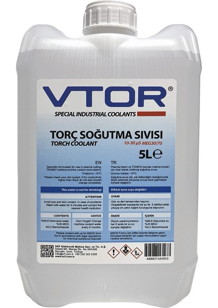 Kaynak Torç Soğutma Sıvısı MEG30/70-5L