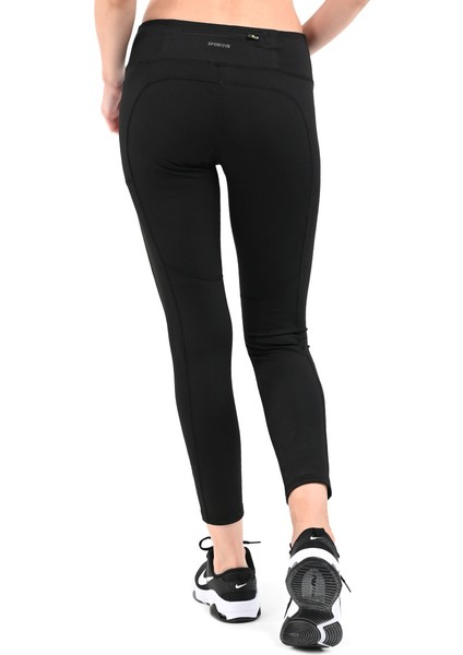 Lungo Kadın Siyah Günlük Stil Tayt 24YKTL11D19-SYH fiyatları