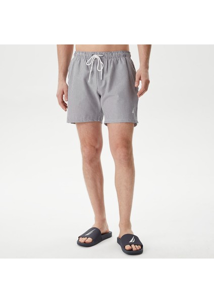 Erkek Lacivert Regular Fit Çizgili Deniz Şortu T45343T.4NV modelleri