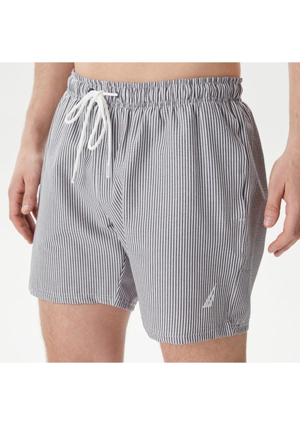 Erkek Lacivert Regular Fit Çizgili Deniz Şortu T45343T.4NV fırsatları