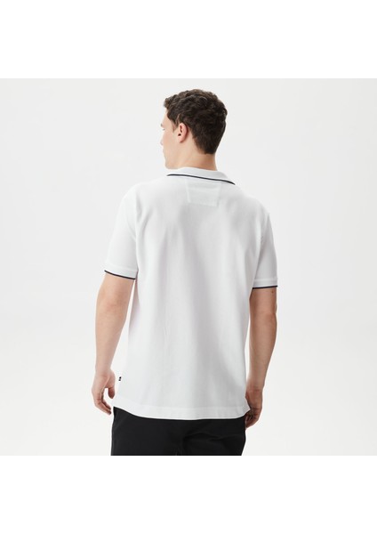 Nautıca Erkek Beyaz Classıc Fıt Kısa Kollu Polo K45308T.1BW