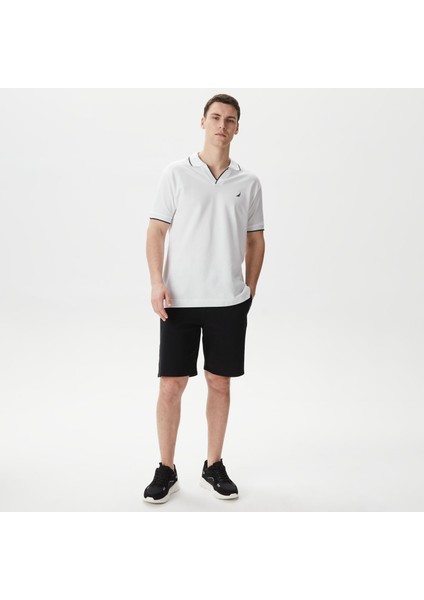 Nautıca Erkek Beyaz Classıc Fıt Kısa Kollu Polo K45308T.1BW