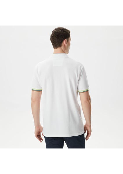 Nautıca Erkek Beyaz Classıc Fıt Kısa Kollu Polo K45318T.1BW fiyatları