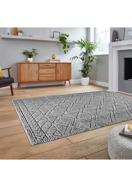 Dijital Baskılı Kaymaz Taban Yıkanabilir Sade Desen Yolluk Mutfak Salon Halısı, V-Sade-05-Gri, fiyatları
