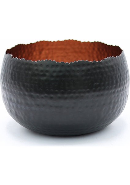 Black Pearl Metal Saksı Orta Boy