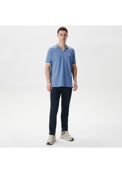 Nautıca Erkek Mavi Classıc Fıt Kısa Kollu Polo K45308T.4MY modelleri