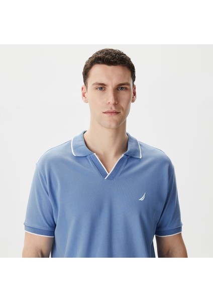 Nautıca Erkek Mavi Classıc Fıt Kısa Kollu Polo K45308T.4MY fırsatları