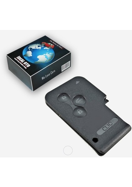 Renault Megane Scenic Clio Anahtar Kumanda Kabı 3 Tuşlu Uyumlu