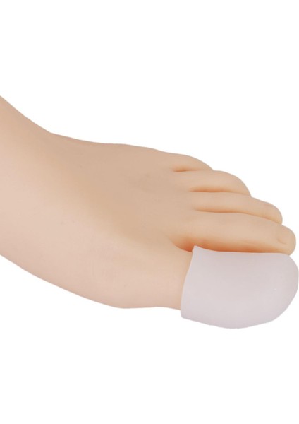 Srıwen Yetişkin Büyük Ayak Parmakları Için 1 Çift Jel Burun Koruması --- Beyaz (Yurt Dışından)