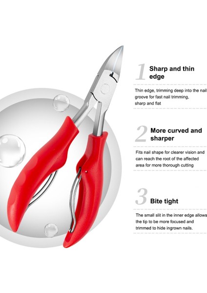 Kalın Tırnaklar Için Tırnak Makası Seti Tırnak Makası ile Ayak Tırnağı Kaldırıcı Tırnak Eti Kesici Batık Kalın Sert Ayak Tırnak Parmak (Yurt Dışından) indirimleri