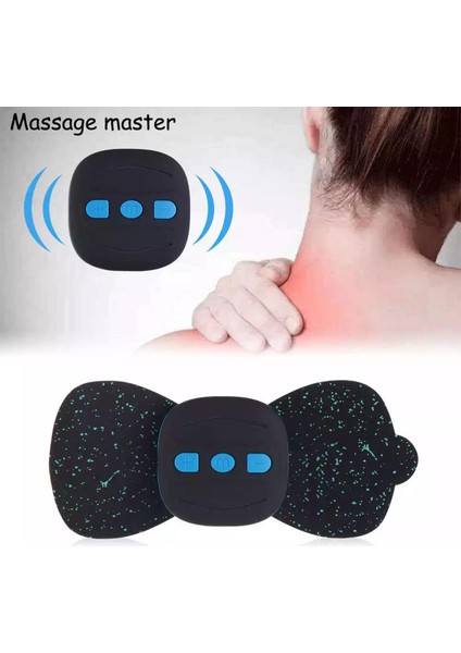 Mini Elektrikli Boyun Masajı Servikal Masaj Omurga Çıkartmalar Meridyen Vücut Masajı Kas Rölyef Ağrısı Sırt Gevşeme Aracı (Yurt Dışından) fırsatları