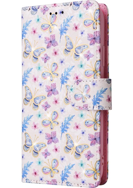 iPhone 15 Pu Deri Stand Telefon Kılıfı (Yurt Dışından)