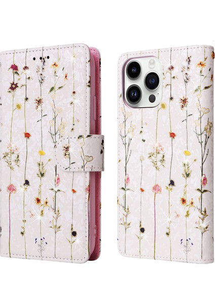 iPhone 15 Pro Deri Telefon Kılıfı (Yurt Dışından)