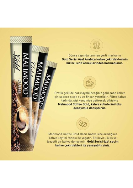 Mahmood Coffee Gold Granül Kahve 2 g x  48 adet  - 2 li set