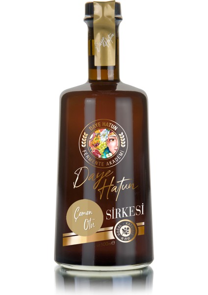 Çemen Otu Sirkesi/fenugreek Vinegar (Doğal Fermente Canlı Sirke / Nat. Ferm./ 500 ml)