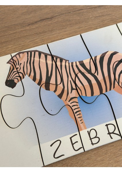 Hayvanlar Öğrenme Eşleme Puzzle Kartı, Puzzle Eğitici Oyuncak, Montessori Eğitim Oyuncak, Motor Zeka fırsatları