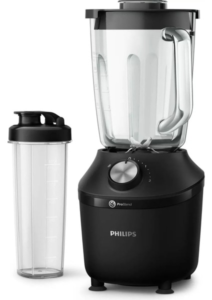 Philips 3000 Series 45 Saniyede Buzu Ince Parçalar Haline Getiren 600 Watt Gücünde Cam Sürahi Blender -Lambader Hediyeli