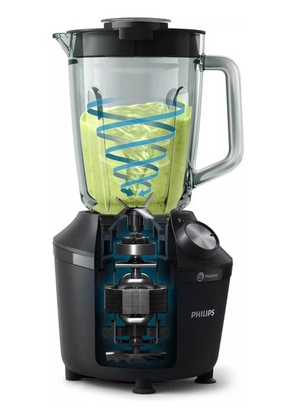 Philips 3000 Series 45 Saniyede Buzu Ince Parçalar Haline Getiren 600 Watt Gücünde Cam Sürahi Blender -Lambader Hediyeli