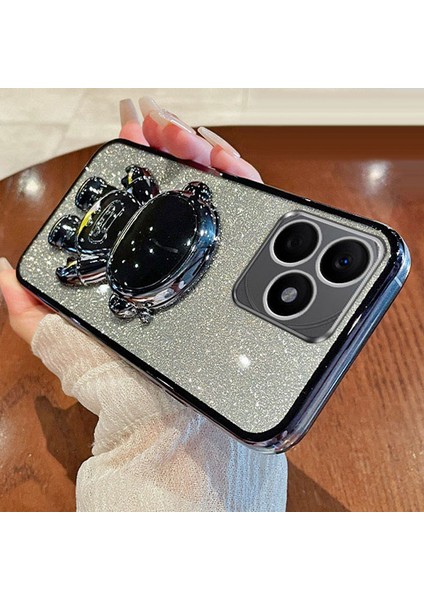 Honor X50I+ 5g Galvanik Pc + Tpu Kılıf Kickstand Telefon Kapağı (Yurt Dışından)