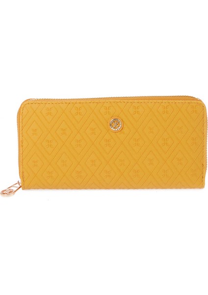 Sarı Print Kadın Cüzdan - S1CB00055813-S7S fiyatları