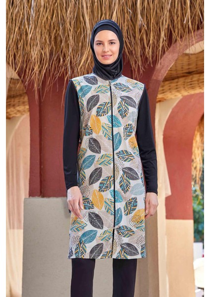 Tam Kapalı Tesettür Mayo 9255 Verena Siyah