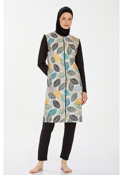 Tam Kapalı Tesettür Mayo 9255 Verena Siyah modelleri