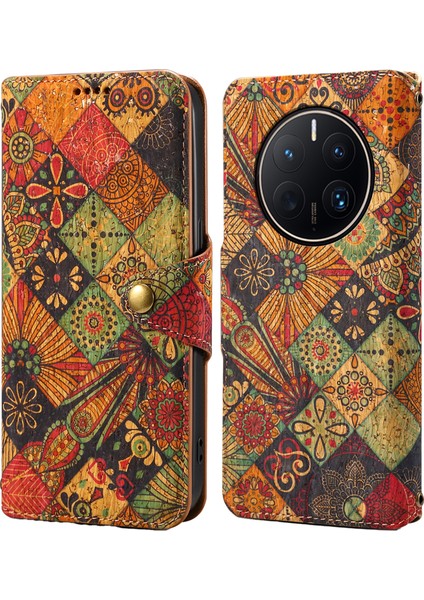 Huawei Mate 50 Pro 4g Standlı Cüzdan Deri Kılıf (Yurt Dışından)