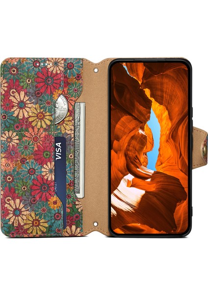 Huawei Mate 50 Pro 4g Standlı Cüzdan Deri Kılıf (Yurt Dışından)