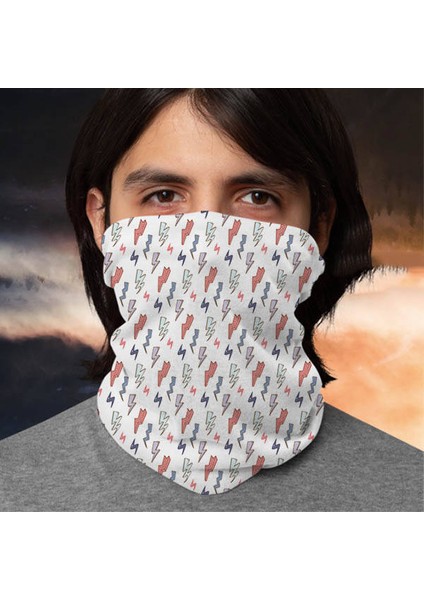 Şimşek Ikonlu Motorcu Boyunluk Maske Bandana modelleri