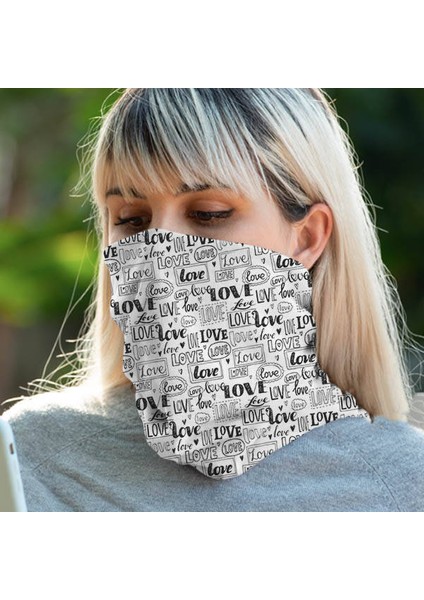 Love Yazılı Saç Bandı Boyunluk Maske Bandana modelleri