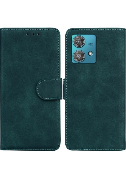 Motorola Kenar 40 Neo Standı Tutucu Kart Yuvası Premium Pu Için Flip Case (Yurt Dışından)