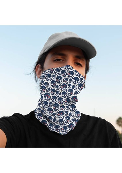 Kuru Kafa Tasarımlı Moturcu Korsan Bandana modelleri