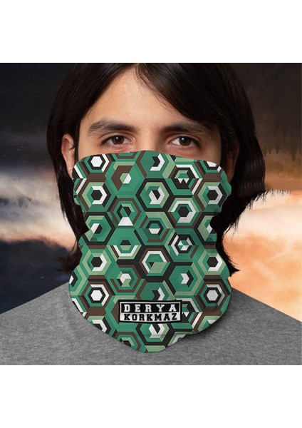 Petek Tasarımlı Boyunluk Bandana modelleri