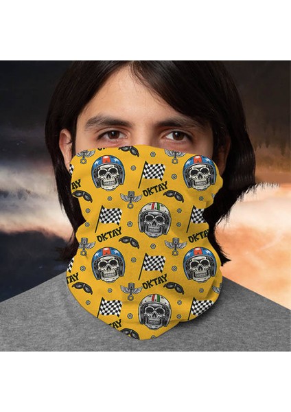 Motor Tutkunlarına Bandana Boyunluk Maske