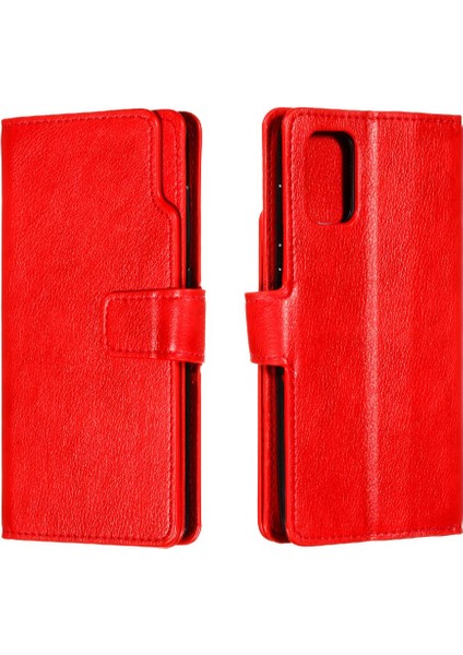 Samsung Galaxy A71 4g 9 Kart Yuvaları Cüzdan Kickstand Manyetik Pu (Yurt Dışından)