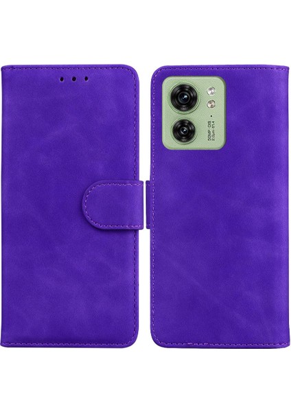Motorola Kenar 40 Kart Yuvası Manyetik Premium Pu Deri Standı Için Flip Case (Yurt Dışından)