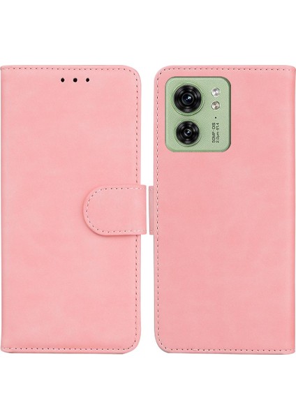Motorola Kenar 40 Kart Yuvası Manyetik Premium Pu Deri Standı Için Flip Case (Yurt Dışından)
