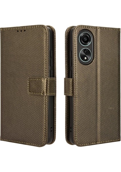 Oppo A78 4g Kickstand Manyetik Cüzdan Kart Tutucu Kapak Için Kılıf (Yurt Dışından)