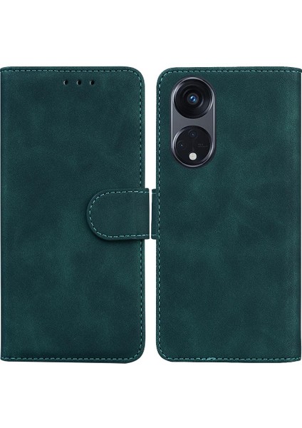 Oppo Için Flip Case Oppo 8t 5g Kart Yuvası Standı Tutucu Manyetik Premium Pu (Yurt Dışından)