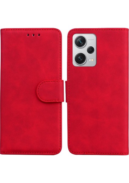 Xıaomı Redmi Not 12 Için Flip Case Pro Artı Manyetik Standı Tutucu Kart Pu (Yurt Dışından)