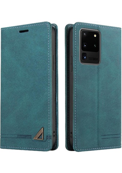 Samsung Galaxy S20 Ultra Kickstand Premium Deri Premium Iki Kılıf (Yurt Dışından)