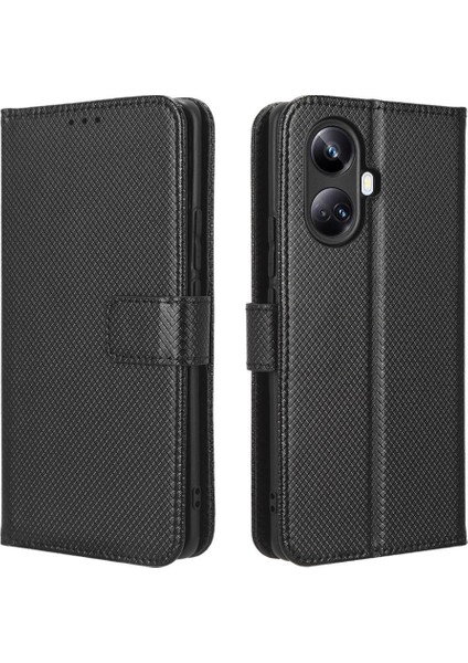 Realme 10 Pro Artı Kart Tutucu Kapak Manyetik Cüzdan Kickstand Için Kılıf (Yurt Dışından)