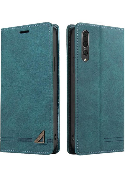 Telefon Kılıfı Için Huawei P20 Pro Iki Kart Yuvaları Premium Deri Premium (Yurt Dışından)