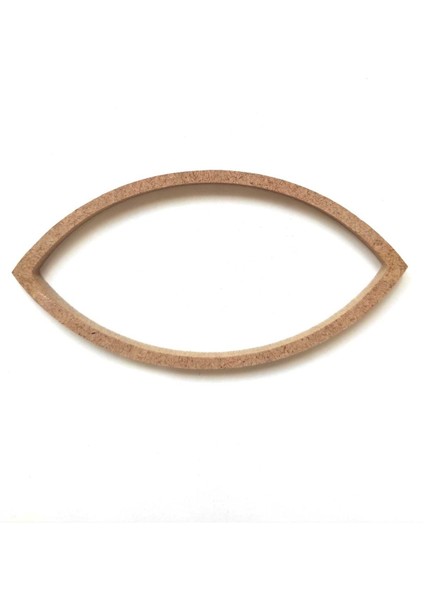 Sade Göz Kasnak / Çerçeve Göz Kasnak 40 cm Boyanabilir Ham Mdf 6 mm