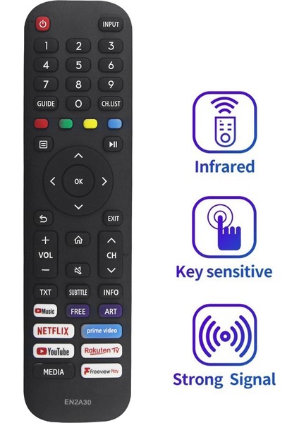 Hisense Tv Için EN2A30 Uzaktan Kumandayı Değiştirin (Yurt Dışından) fiyatları