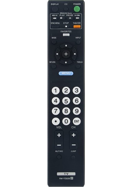 RM-YD028 Uzaktan Kumanda Sony LED Tv KDL-32L5000 Için Değiştirin (Yurt Dışından)