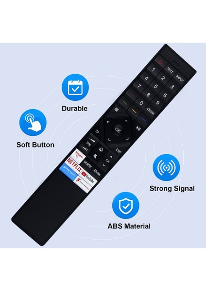 Hisense ERF3B72H ERF3A72 ERF3C72H ERF3A70 Için Uzaktan Kumandayı Değiştirin (Yurt Dışından)