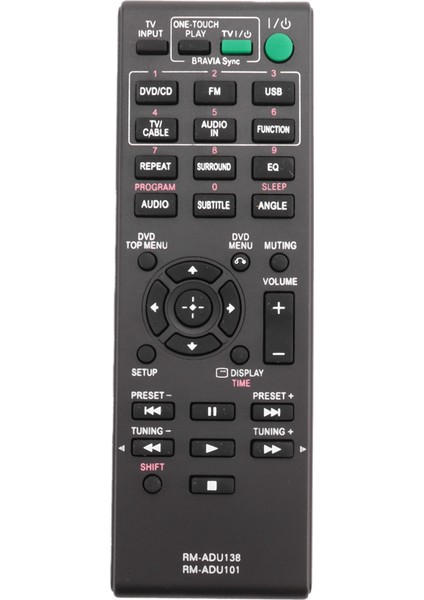 Sony Av Sistemi Ev Sineması Için Uzaktan Kumanda RM-ADU138 DAV-TZ140 (Yurt Dışından)