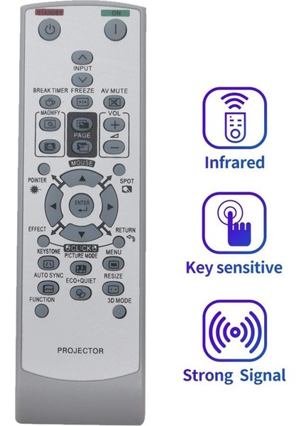 GA837WJSA Sharp Projektör PG-2500X PG-2710 Için Uzaktan Kumandayı Değiştirin (Yurt Dışından)